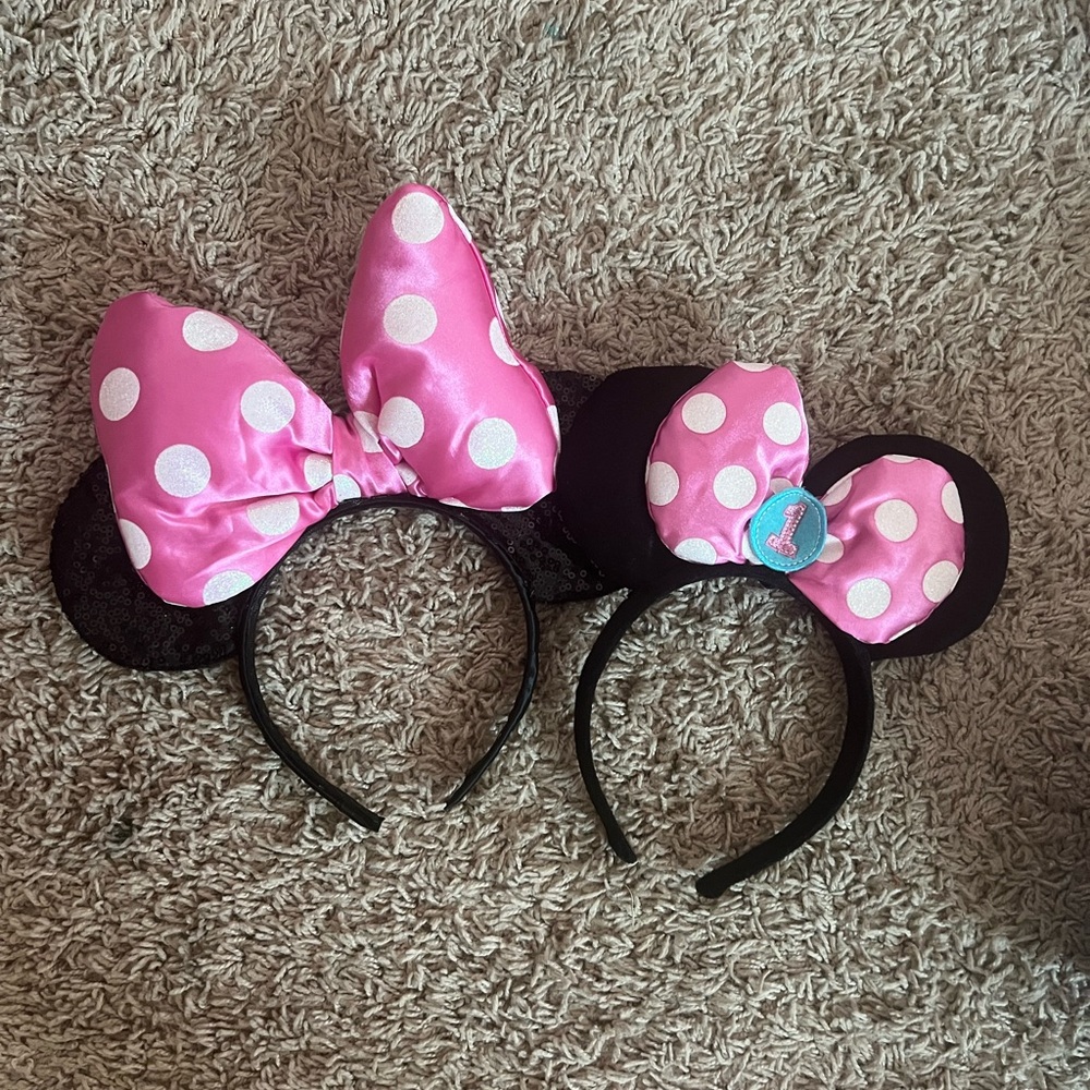 Mommy and me Minnie Mouse headbands